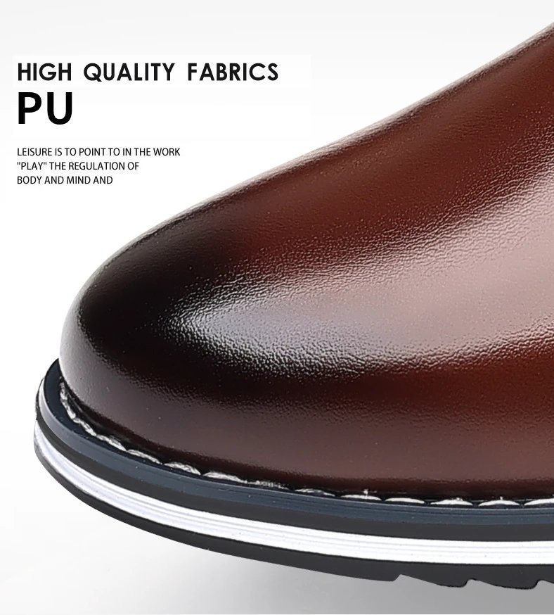 Retro Men Shoes Business Brand Leather Shoes Fashion Casual Shoes for Men Black Brown Breathable Loafers Comfort Men'shoe 2023