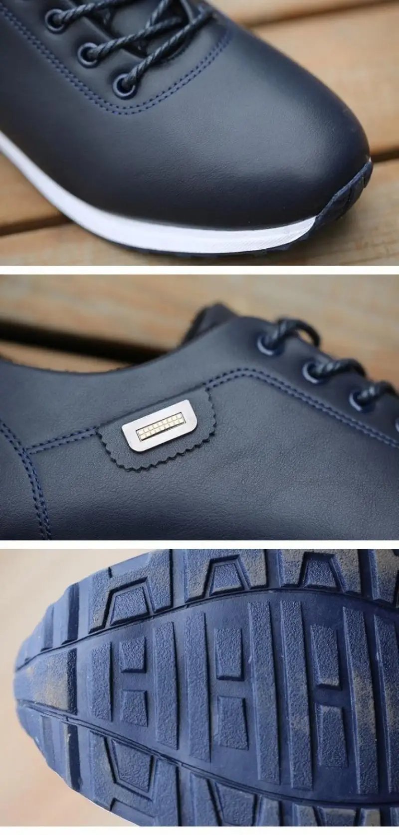 Men's Casual Shoes Fashion Leather Business Outdoor Sports Shoes Soft Bottom Sneakers Male Walking Flat Footwear Zapatos Hombres