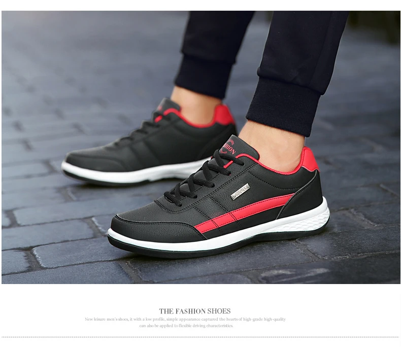 New Men Shoes Casual Shoes Leather Lace-Up Casual Sports Shoes Outdoor Wear-Resistant Vulcanized Shoes High-Quality Men Shoes New Men Shoes Casual Shoes Leather Lace-Up Casual Sports Shoes Outdoor Wear-Resistant Vulcanized Shoes High-Quality Men Shoes