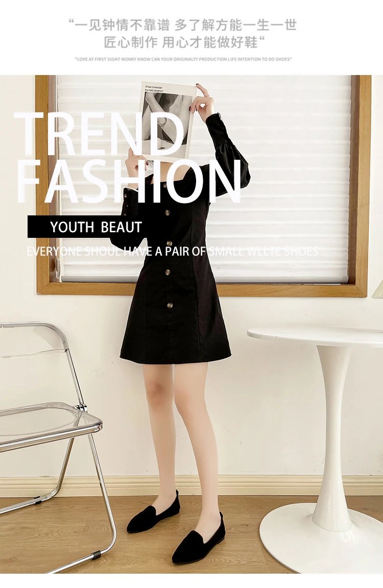 2024 Fashion Slip on Loafers Breathable Stretch Ballet Shallow Flats Women Soft Bottom Pointed Toe Boat Shoes plus size 43