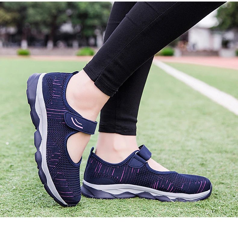 2024 Summer Fashion Women Flat Platform Shoes Woman Breathable Mesh Casual Sneakers Women Zapatos Mujer Ladies Boat Shoes