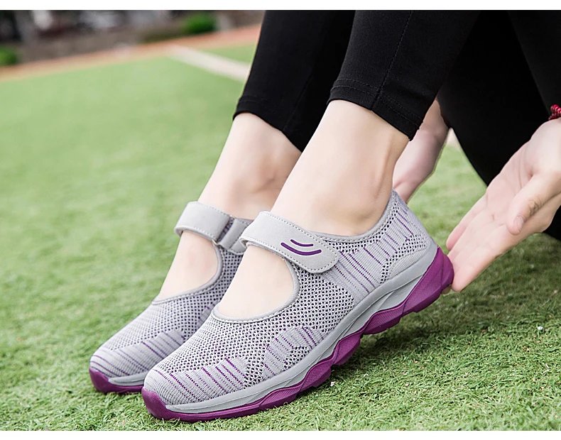 2024 Summer Fashion Women Flat Platform Shoes Woman Breathable Mesh Casual Sneakers Women Zapatos Mujer Ladies Boat Shoes