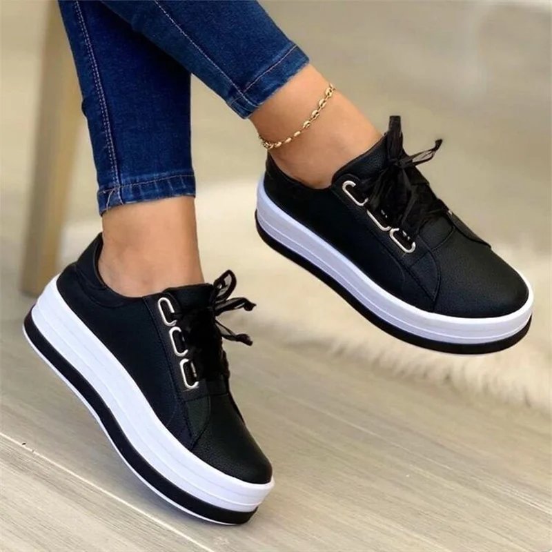 New 2024Sports Shoes Women Vulcanized ShoesOutdoor Platform Casual Shoes Female Leather FashionSneakers Woman Wedge Flats New 2024Sports Shoes Women Vulcanized ShoesOutdoor Platform Casual Shoes Female Leather FashionSneakers Woman Wedge Flats