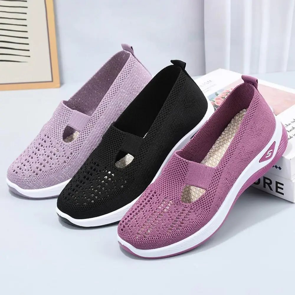 Orthopedic Walking Shoes for Women Lightweight Slip On Shoes Women Outdoor Hiking Sneakers Breathable Orthopedic Shoes