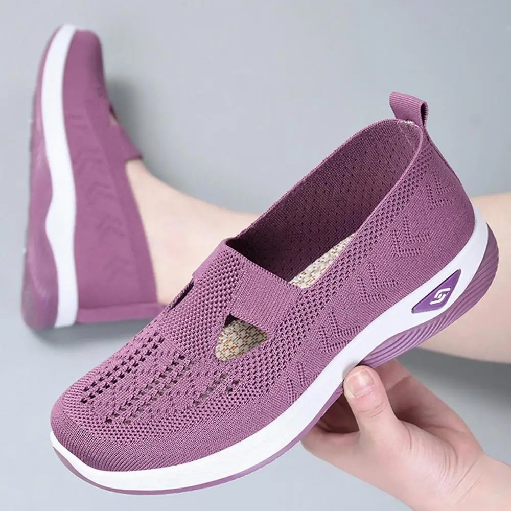 Orthopedic Walking Shoes for Women Lightweight Slip On Shoes Women Outdoor Hiking Sneakers Breathable Orthopedic Shoes