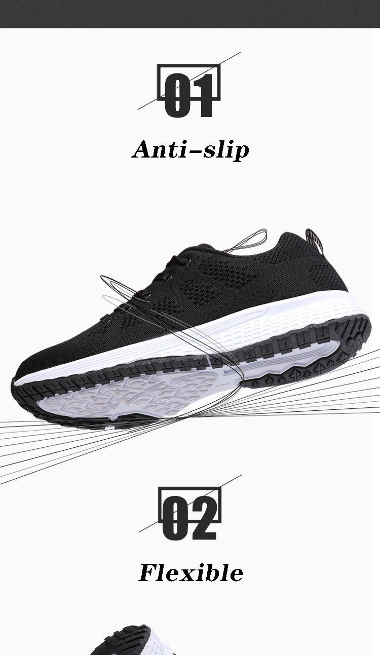 Breathable Women Running Shoes Lightweight Anti-slip Female Sports Shoes Outdoor Soft Women's Sneakers Lace Up Fashion Tennis