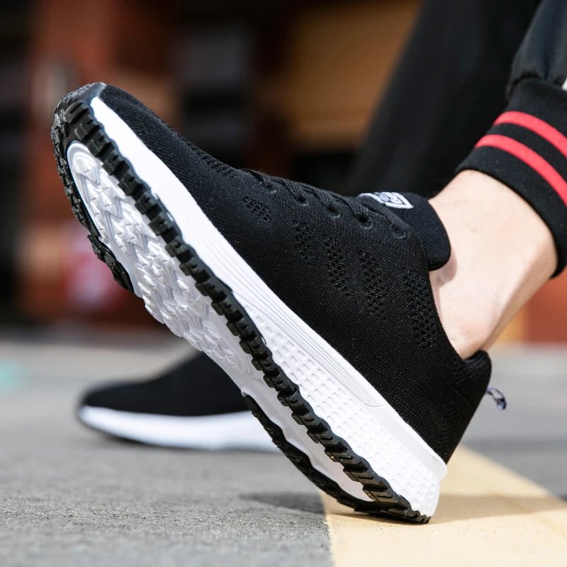 Women's Casual Flats Air Mesh Breathable Trainers Ladies Shoes Female Sneakers Women Basket Tenis Feminino
