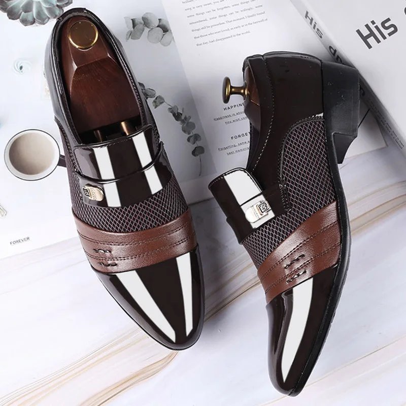 Men Dress Shoes Men Oxfords Fashion Business Dress Men Shoes 2020 New Classic Leather Men'S Suits Shoes Man Shoes 2023 Men Dress Shoes Men Oxfords Fashion Business Dress Men Shoes 2020 New Classic Leather Men'S Suits Shoes Man Shoes 2023