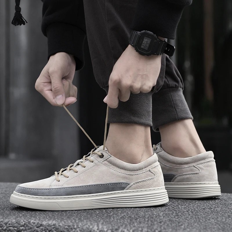 Men's Casual shoes Luxury Brand Designer Oxfords Shoes Genuine Leather Wear-resistant Comfortable Sneakers Tennis Sport Shoes