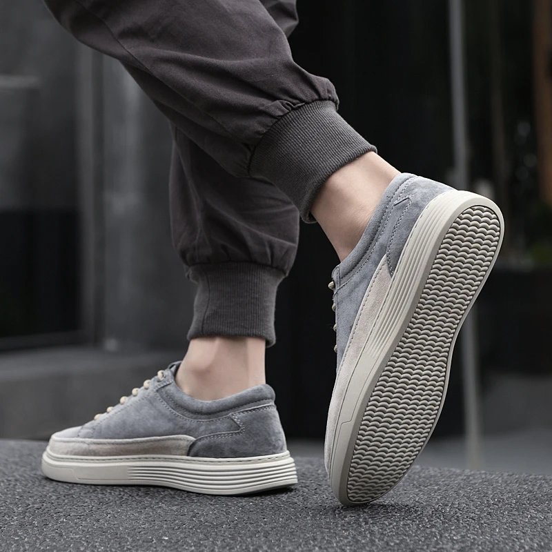 Men's Casual shoes Luxury Brand Designer Oxfords Shoes Genuine Leather Wear-resistant Comfortable Sneakers Tennis Sport Shoes