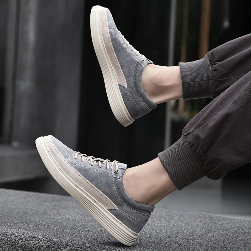 Men's Casual shoes Luxury Brand Designer Oxfords Shoes Genuine Leather Wear-resistant Comfortable Sneakers Tennis Sport Shoes