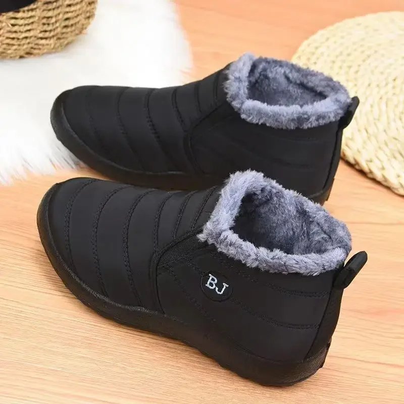 Snow Women Boots Fashion Unisex Shoes Slip On Platform Shoes For Women Ankle Boots Waterproof Plush Winter Shoes Botas Mujer2024 Snow Women Boots Fashion Unisex Shoes Slip On Platform Shoes For Women Ankle Boots Waterproof Plush Winter Shoes Botas Mujer2024