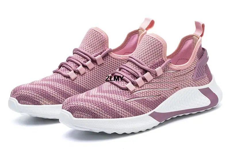 Women Safety Shoes New Steel Toe Work Safety Boots Breathable Working Sneaker Lightweight Sport Work Shoes Woman Boot Industrial