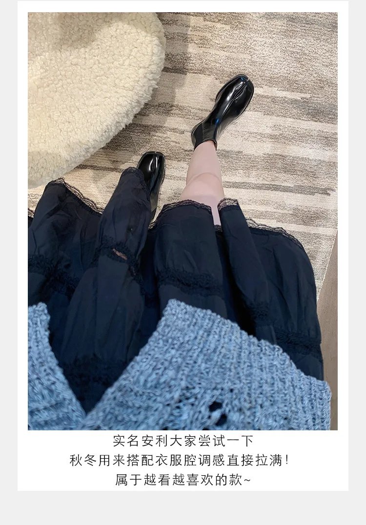 Retro Split Toe Ankle Boots Woman Shiny&Matte Leather Shoes Tabi Ninja Chelsea Botas Mujer Low Heels Trotters Booties Winter