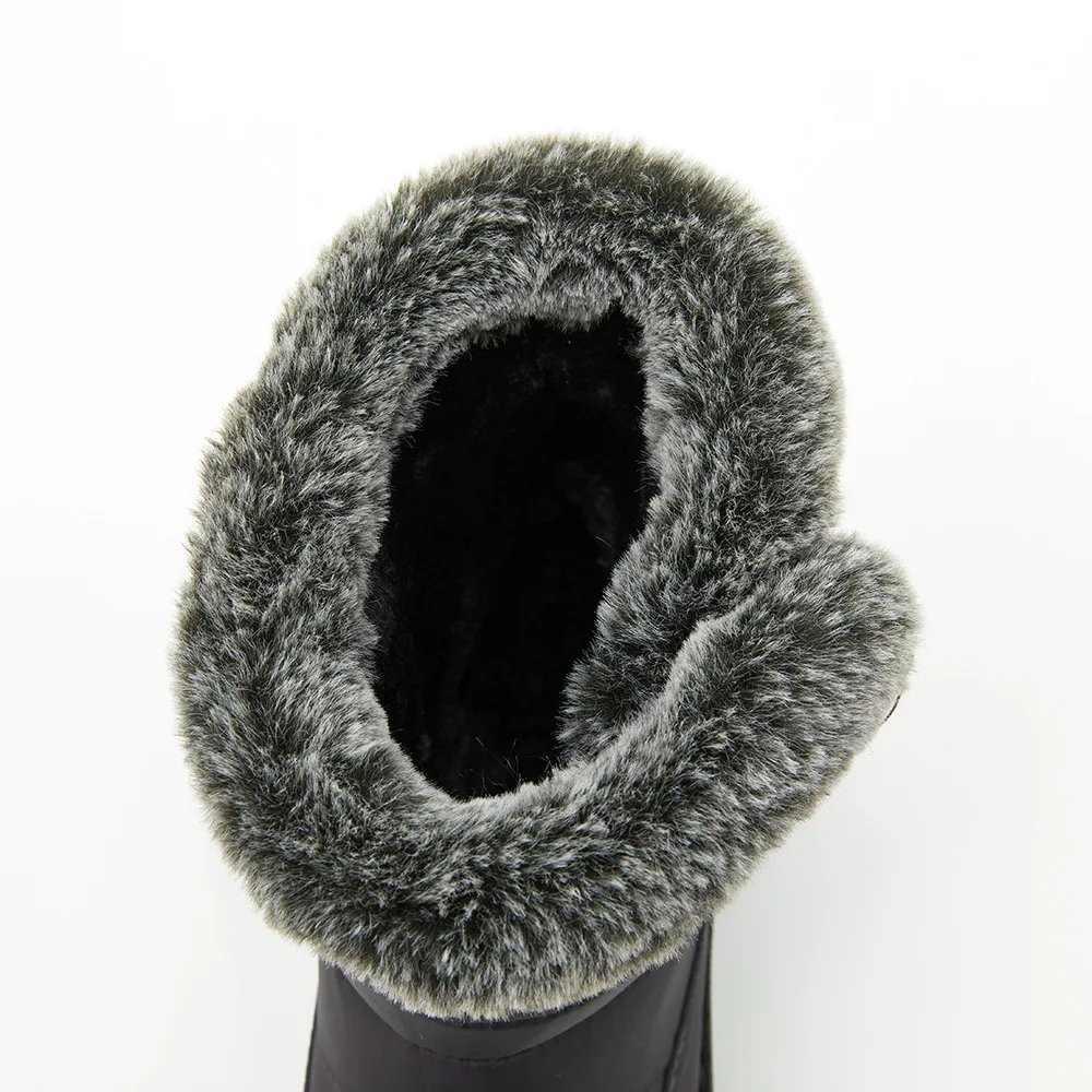 Waterproof Winter Boots for Women 2023 New Fur Long Platform Snow Boots Warm Cotton Couples Shoes Hot Plush Ankle Boots Botas