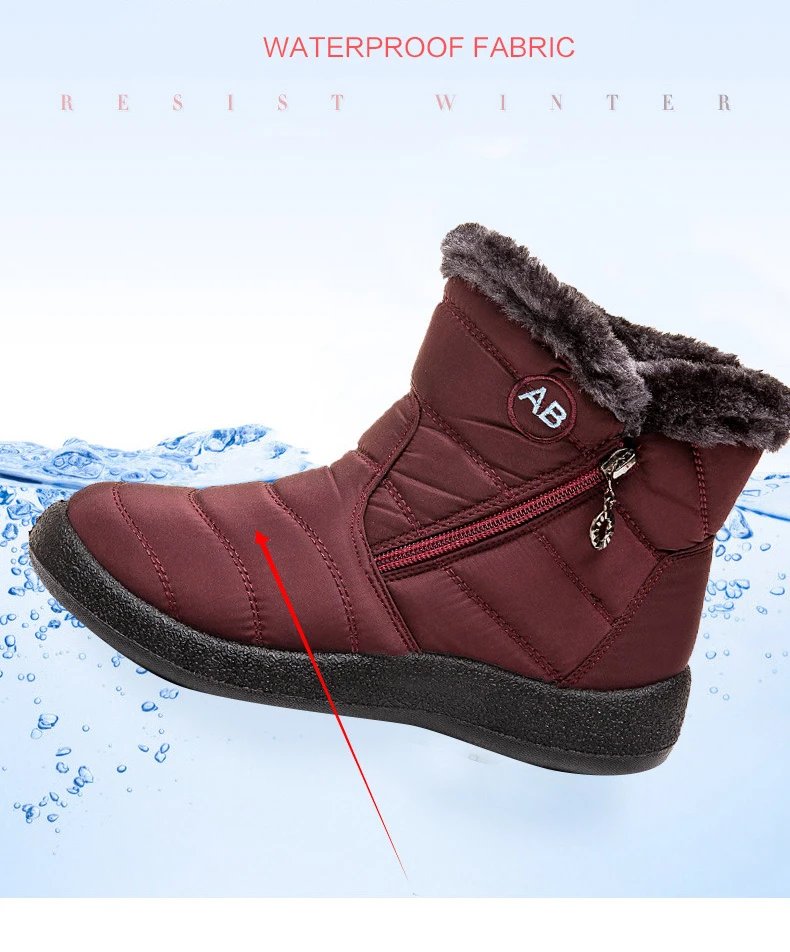 Waterproof Winter Boots for Women 2023 New Fur Long Platform Snow Boots Warm Cotton Couples Shoes Hot Plush Ankle Boots Botas