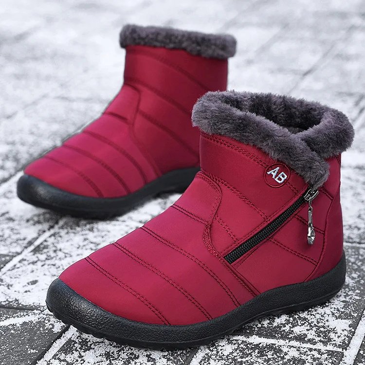 Women Boots Watarproof Ankle Boots For Women Winter Shoes Keep Warm Snow Boots Female Zipper Botines Winter Botas Mujer