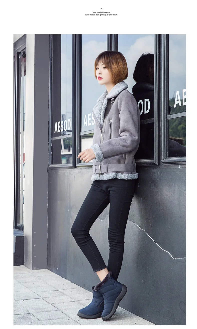 Winter Women Boots Thick Bottom Ankle Boots Women Waterproof Boots Fashion Women Shoes Solid Color Ladies Shoes Female Sneakers Winter Women Boots Thick Bottom Ankle Boots Women Waterproof Boots Fashion Women Shoes Solid Color Ladies Shoes Female Sneakers