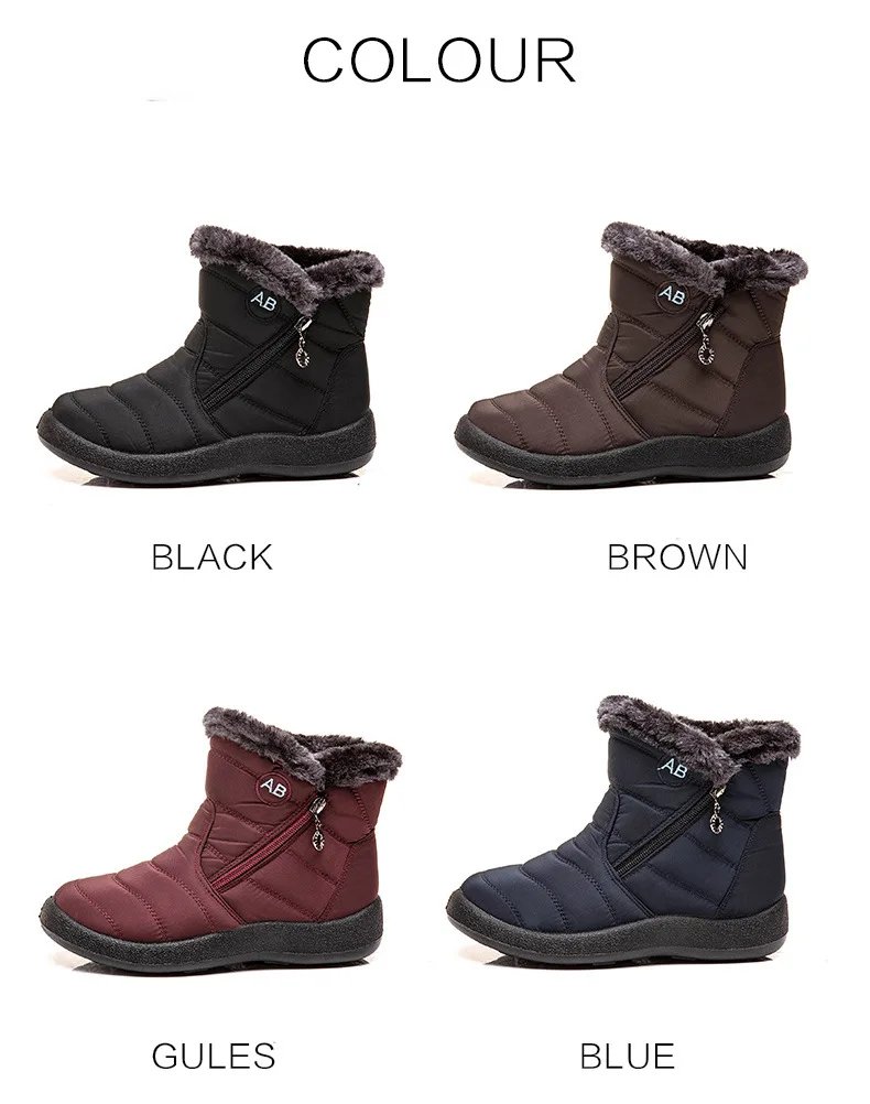 Winter Women Boots Thick Bottom Ankle Boots Women Waterproof Boots Fashion Women Shoes Solid Color Ladies Shoes Female Sneakers Winter Women Boots Thick Bottom Ankle Boots Women Waterproof Boots Fashion Women Shoes Solid Color Ladies Shoes Female Sneakers