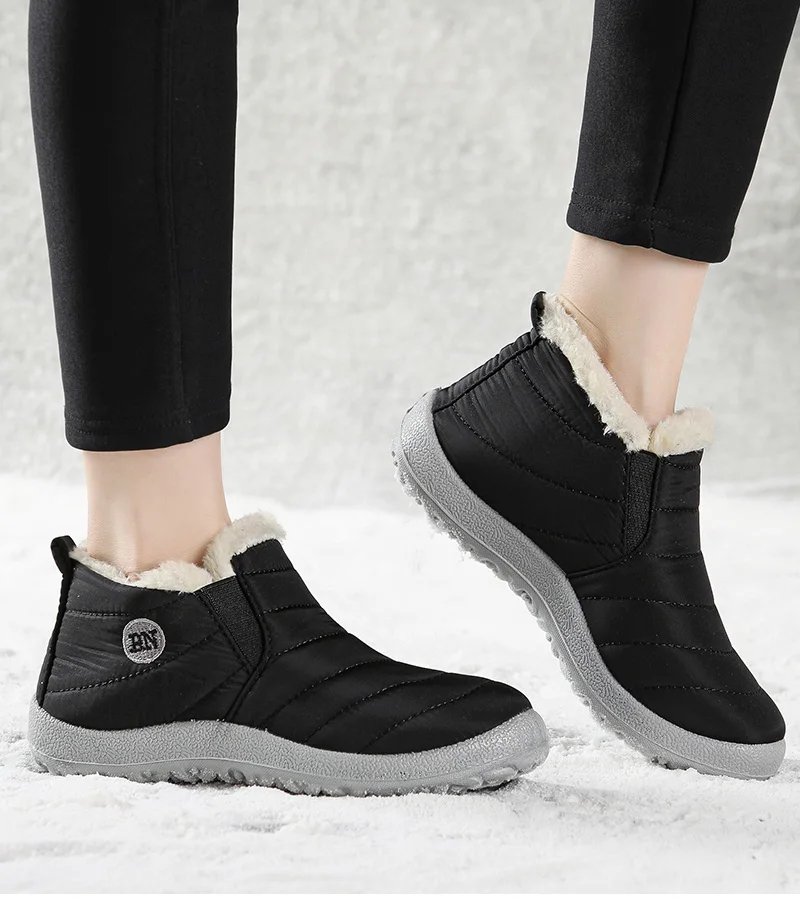 Women's Boots Warm Fur Winter Boots For Women Waterproof Snow Boots Ankle Botas Mujer 2023 Winter Shoes Women Winter Footwear Women's Boots Warm Fur Winter Boots For Women Waterproof Snow Boots Ankle Botas Mujer 2023 Winter Shoes Women Winter Footwear