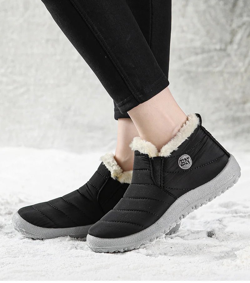Women's Boots Warm Fur Winter Boots For Women Waterproof Snow Boots Ankle Botas Mujer 2023 Winter Shoes Women Winter Footwear Women's Boots Warm Fur Winter Boots For Women Waterproof Snow Boots Ankle Botas Mujer 2023 Winter Shoes Women Winter Footwear