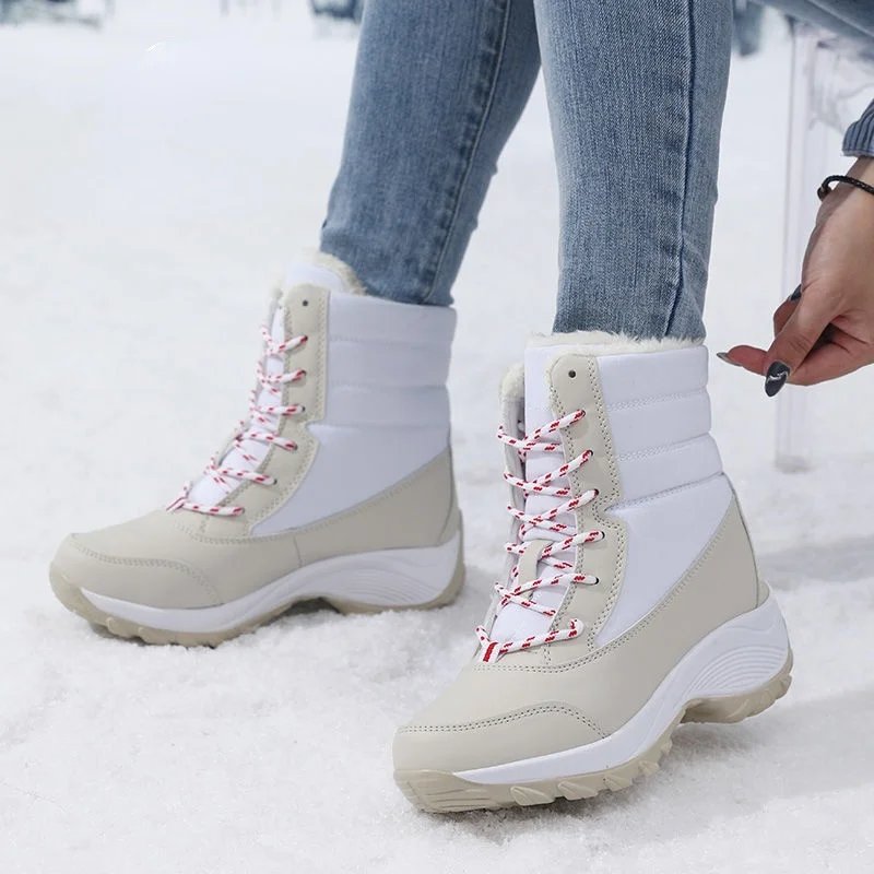 Ankel Boots for Women Winter Outdoor Warm Snow Boots Chunky Platform Waterproof Non-slip Warm Shoes Woman Boots Plus Size Casual Ankel Boots for Women Winter Outdoor Warm Snow Boots Chunky Platform Waterproof Non-slip Warm Shoes Woman Boots Plus Size Casual