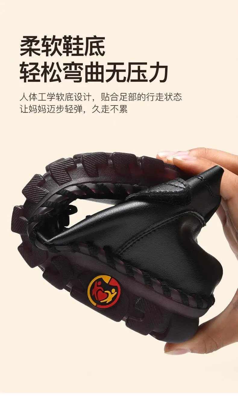 Fur Women Boots Winter Ankle Boots Hand Sewing Thread Mom Cotton Shoes for Women 2024 New Waterproof Short Snow Boot Botas Mujer