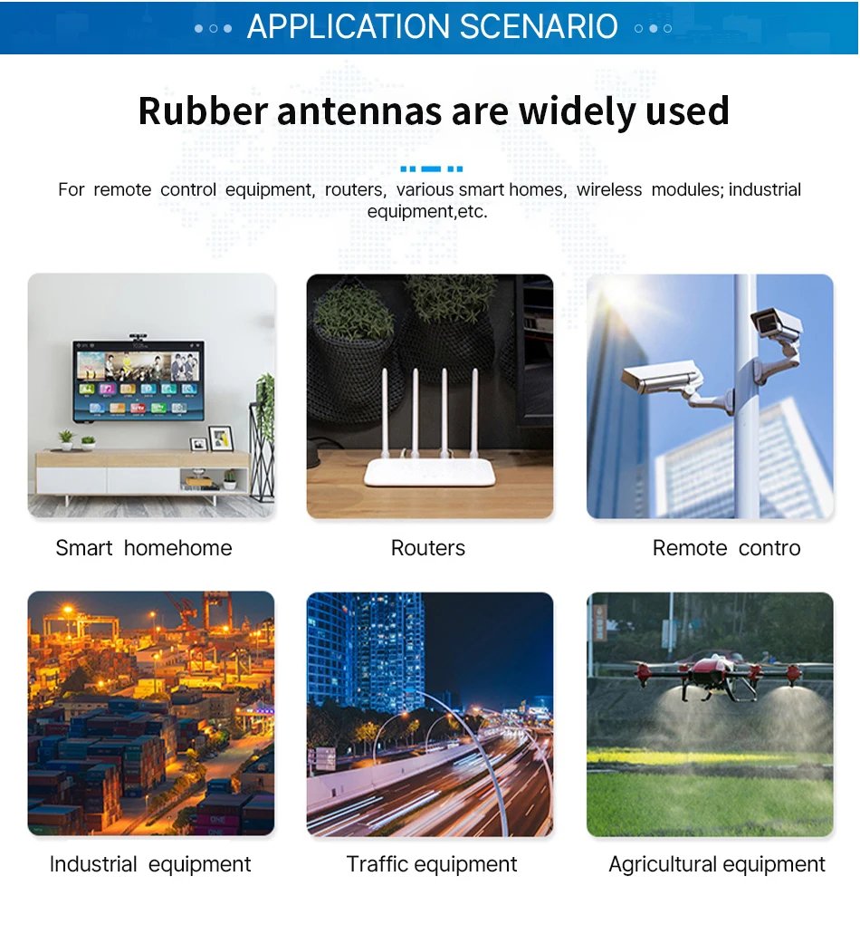 5PCS TX915-JKD-20 915MHz Lora WIFI Antenna Omnidirectional 3.5dBi SMA-J 20W Long Range Rubber Foldable Antenna For Communication