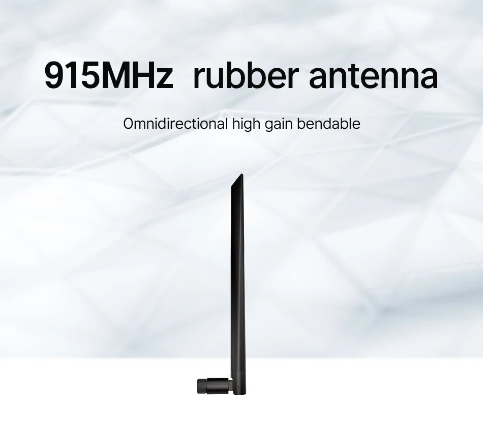 5PCS TX915-JKD-20 915MHz Lora WIFI Antenna Omnidirectional 3.5dBi SMA-J 20W Long Range Rubber Foldable Antenna For Communication