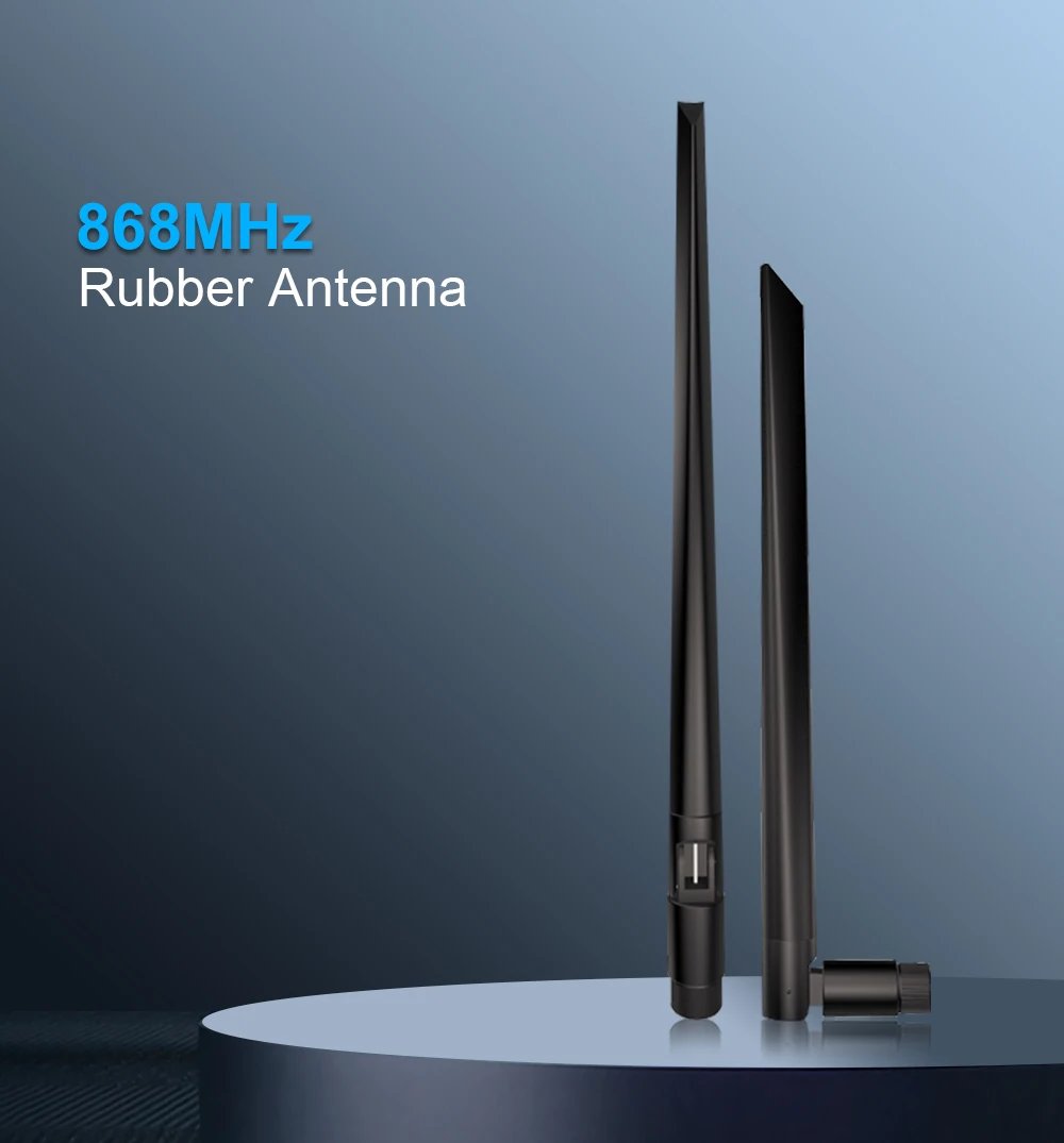 2pcs LoRa 868 MHz Antenna Omni 868M Lorawan Antennas for Communication Antennae SMA Male Foldable Mini Aerial High Gain 3.5dBi