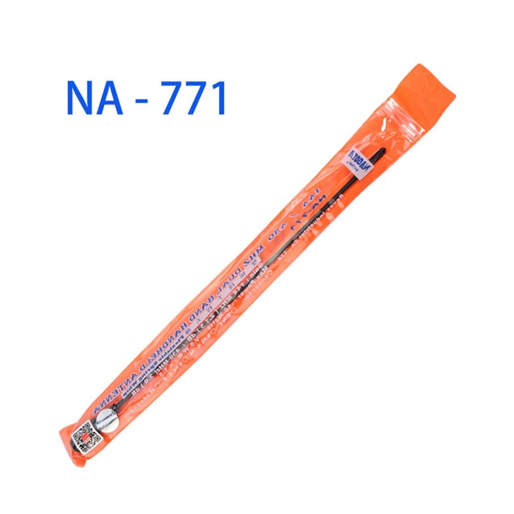 NA-771 Dual Band High Gain Soft Whip Antenna for UV5R Series 888s Intercom Antenna Handheld 2 Way Radio SMA Female Antenna