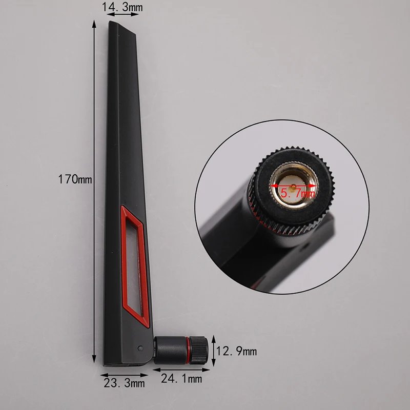 12dbi WIFI Antenna 2.4Ghz 5.8Ghz 50W SMA Male Universal Antena Amplifier WLAN Router Signal Booster Long Range For PC Digital TV