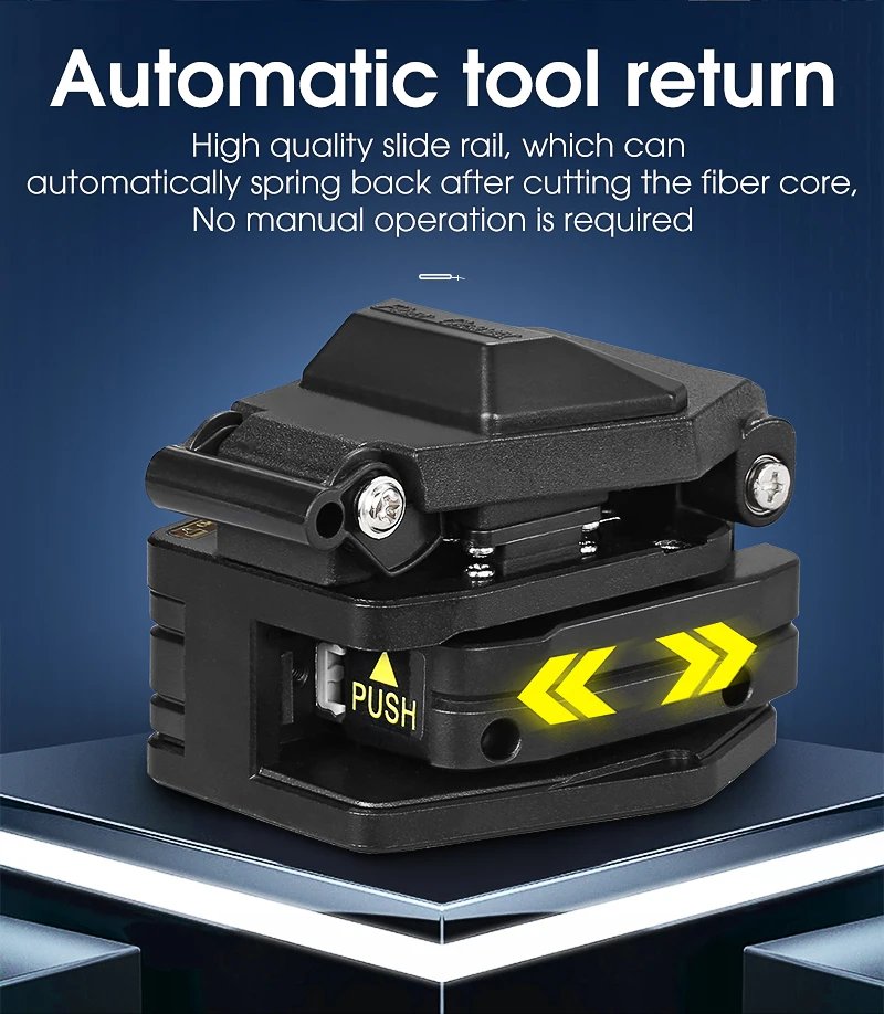 Fiber cleaver AUA-6C Cable Cutting Knife FTTT Fiber Optic Knife Tools cutter High Precision Cleaver 16 point blade