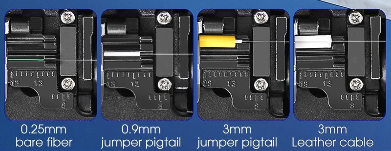 Fiber cleaver AUA-6C Cable Cutting Knife FTTT Fiber Optic Knife Tools cutter High Precision Cleaver 16 point blade