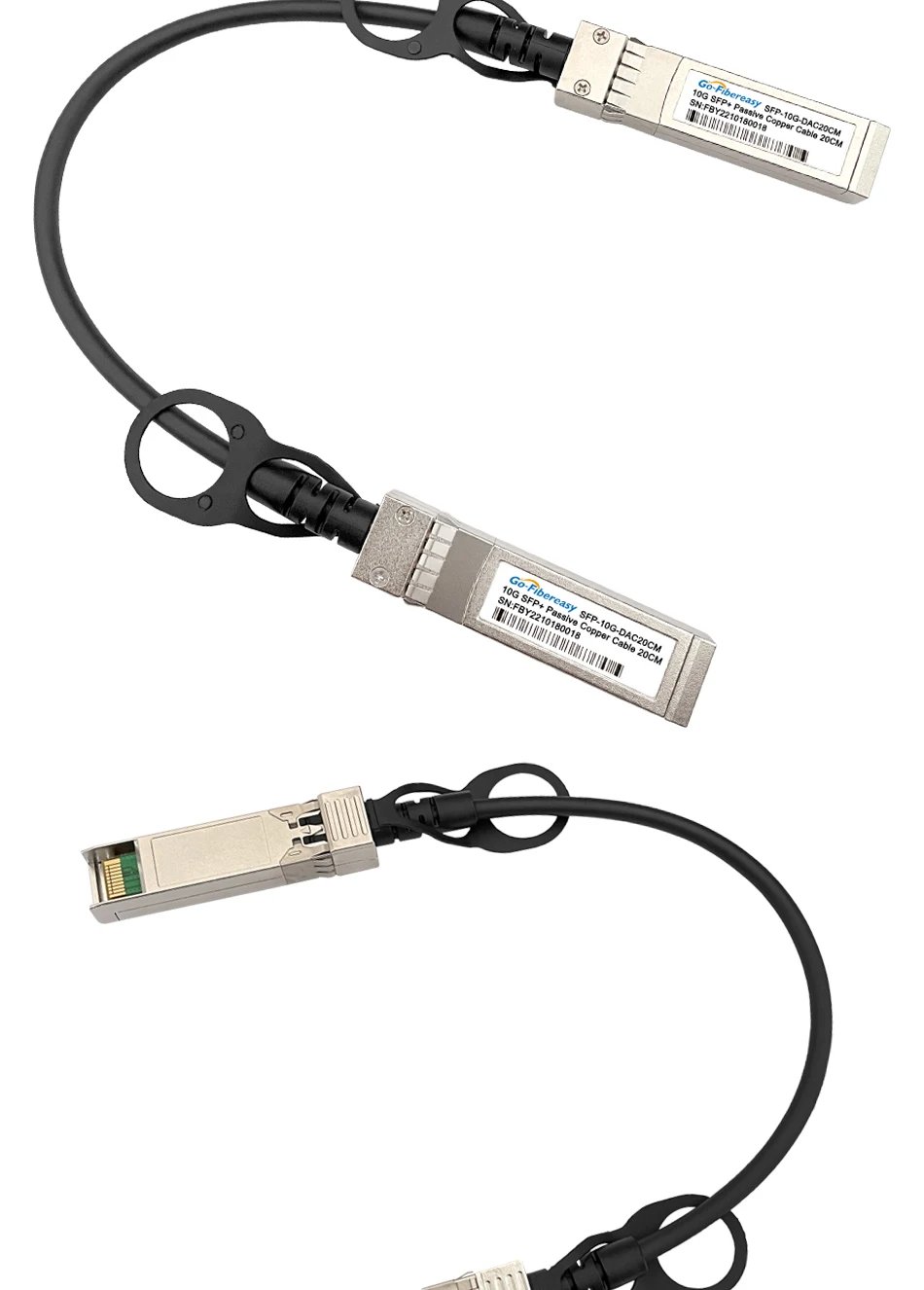 SFP DAC Cable 20cm,3m,10m 10Gb SFP+ Passive Twinax DAC Cable Compatible Cisco,Ubiquiti,Mikrotik,Netgear,HW Fiber Optic Equipment