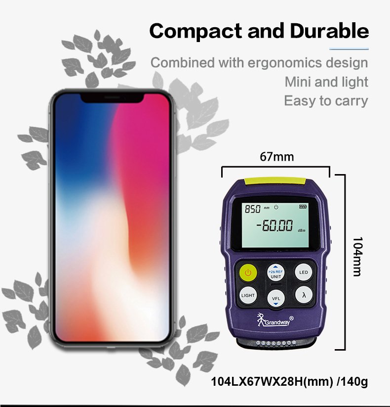 MT500 Mini Optic Fiber Testing Equipment Optical Power Meter with Visual Light Source, VFL, Flashlight Rj45 Testing MT500 Mini Optic Fiber Testing Equipment Optical Power Meter with Visual Light Source, VFL, Flashlight Rj45 Testing