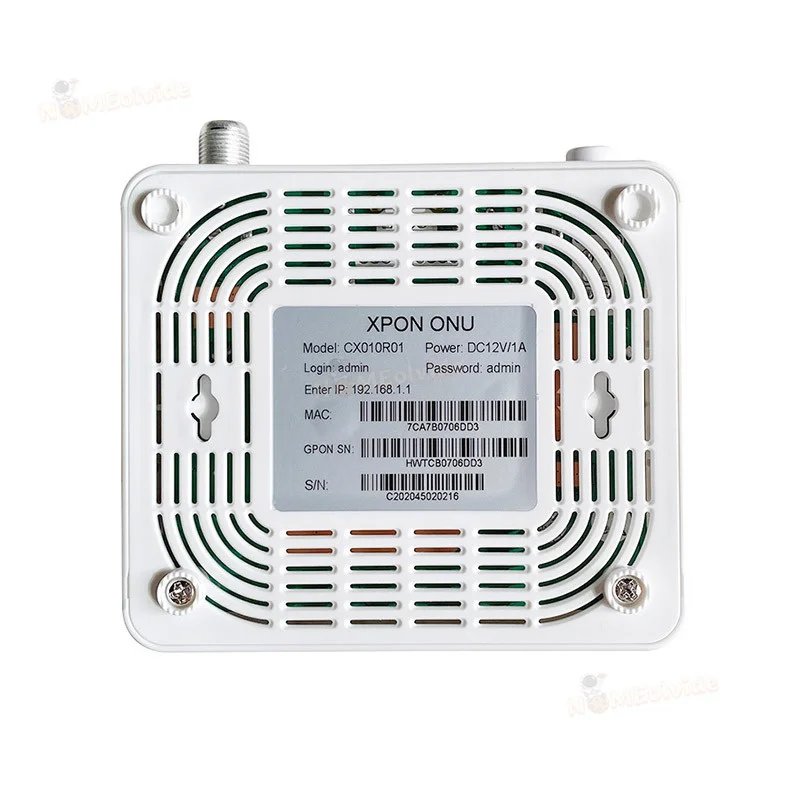 1-5pcs 1GE+CATV XPON ONU Optical Fiber Terminal Equipment Compatible With OLT R15 R17 OIT V2.1.0 Version Without WIFI