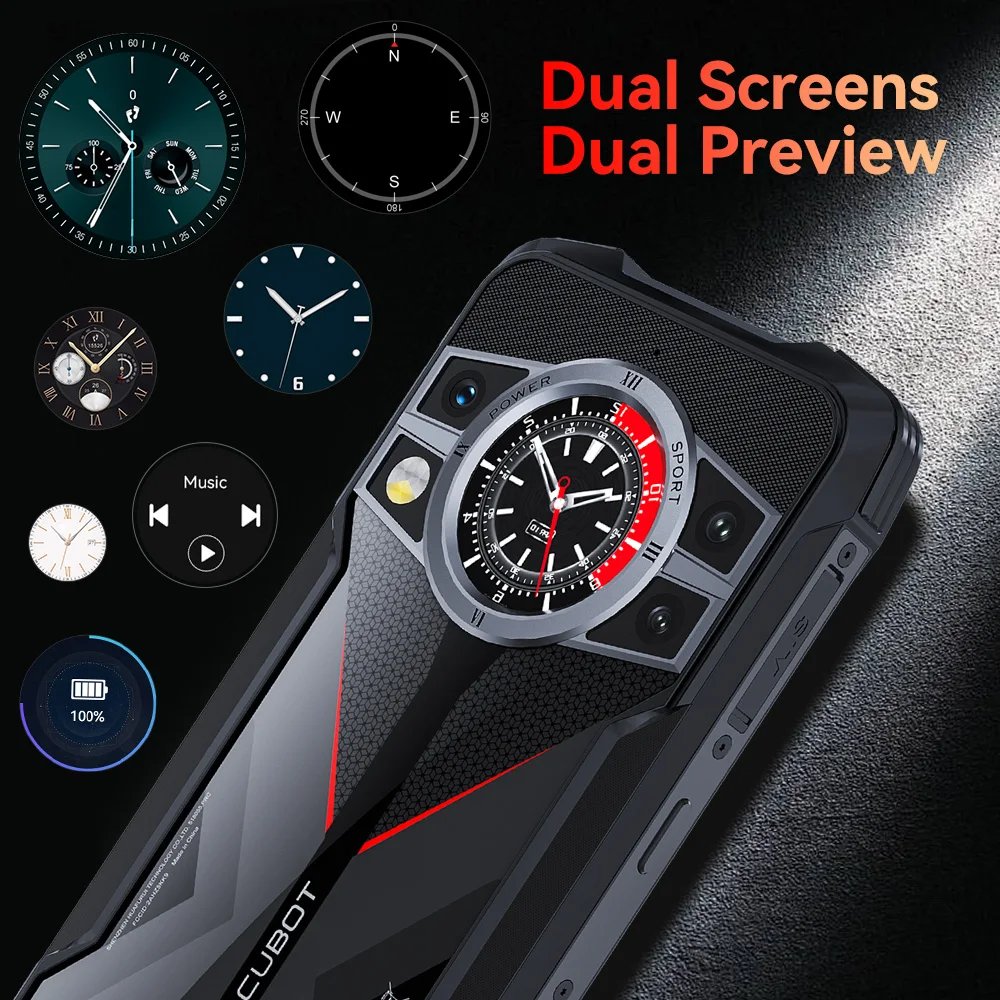 Cubot KingKong 9, Helio G99, 120Hz 6.583-Inch Screen, Rugged Smartphone, 24GB RAM(12+12GB Extended), 256GB ROM, 100MP Camera,NFC Cubot KingKong 9, Helio G99, 120Hz 6.583-Inch Screen, Rugged Smartphone, 24GB RAM(12+12GB Extended), 256GB ROM, 100MP Camera,NFC