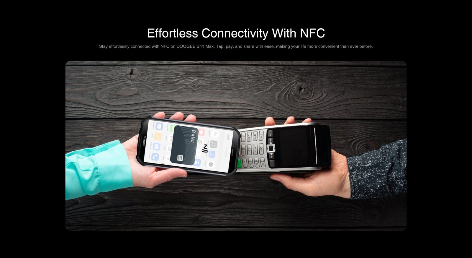 [World Premiere] DOOGEE S41 Max 16GB 256GB Rugged Smartphone 6300mAh 13MP AI Triple Camera Android 13 NFC 4G Cellphone