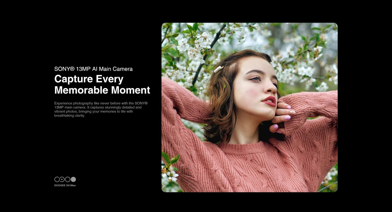 [World Premiere] DOOGEE S41 Max 16GB 256GB Rugged Smartphone 6300mAh 13MP AI Triple Camera Android 13 NFC 4G Cellphone