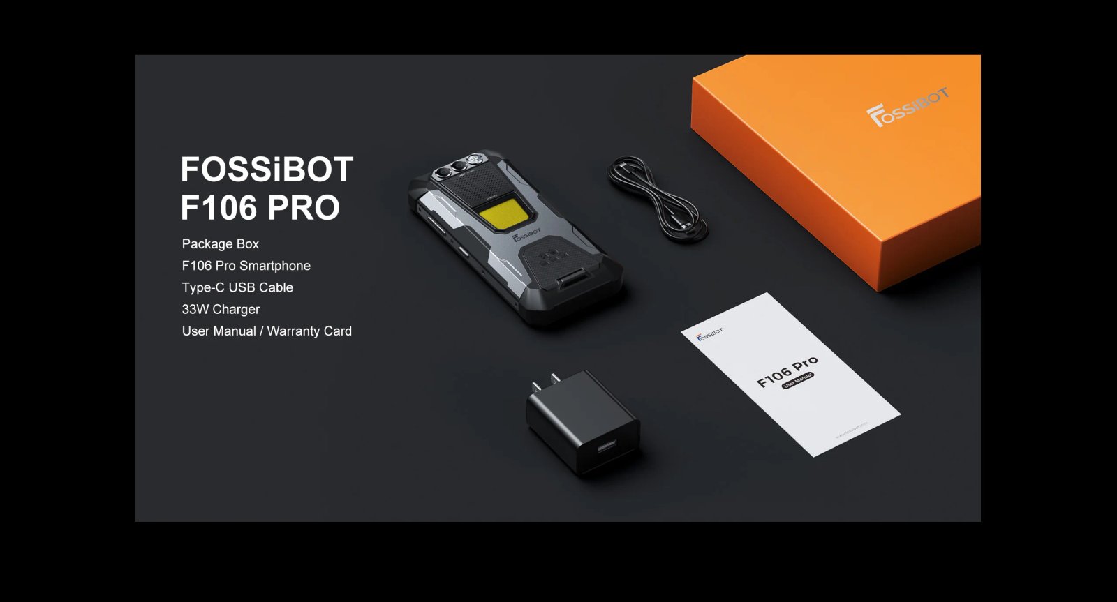 [World Premeire] FOSSiBOT F106 PRO Rugged Smartphone 15GB+256GB MTK G85 Android 14 12000mAh Cellphone Mobile phoneS 6.58&rdquo;FHD+30W