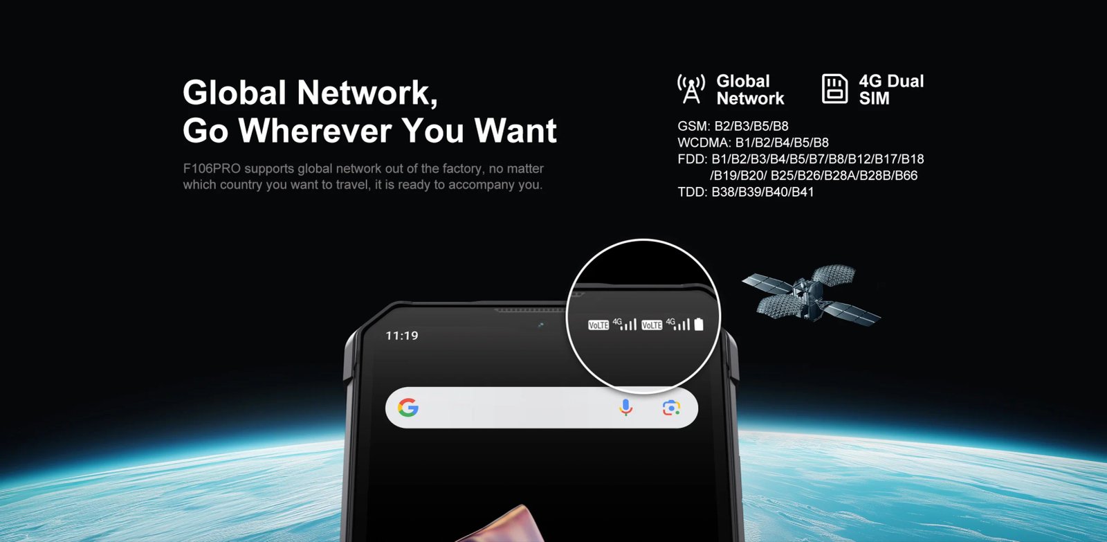 [World Premeire] FOSSiBOT F106 PRO Rugged Smartphone 15GB+256GB MTK G85 Android 14 12000mAh Cellphone Mobile phoneS 6.58&rdquo;FHD+30W