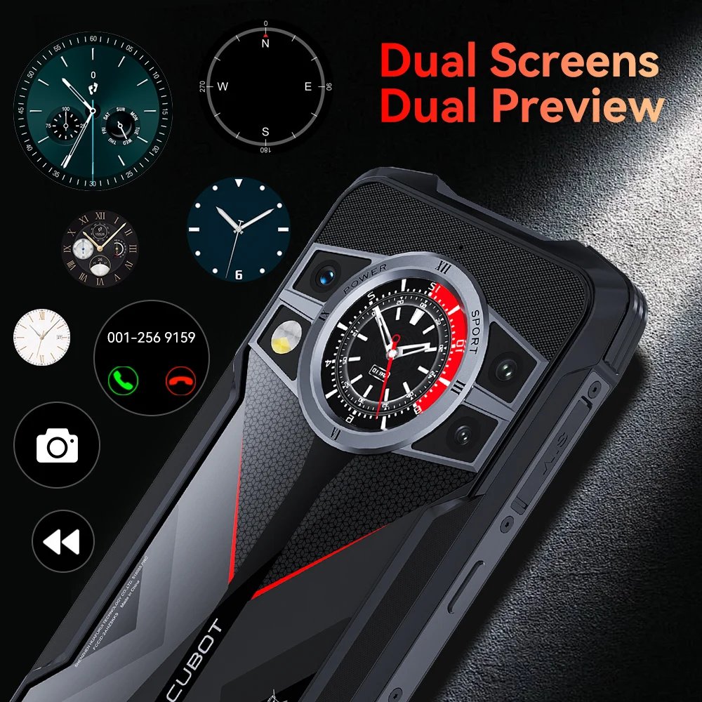 Cubot KingKong 9 Rugged Smart Mobile Phone 6.583″120Hz Screen 100MP+32MP Camera 10600mAh Battery 24GB+256GB NFC GPS Cellphone Cubot KingKong 9 Rugged Smart Mobile Phone 6.583