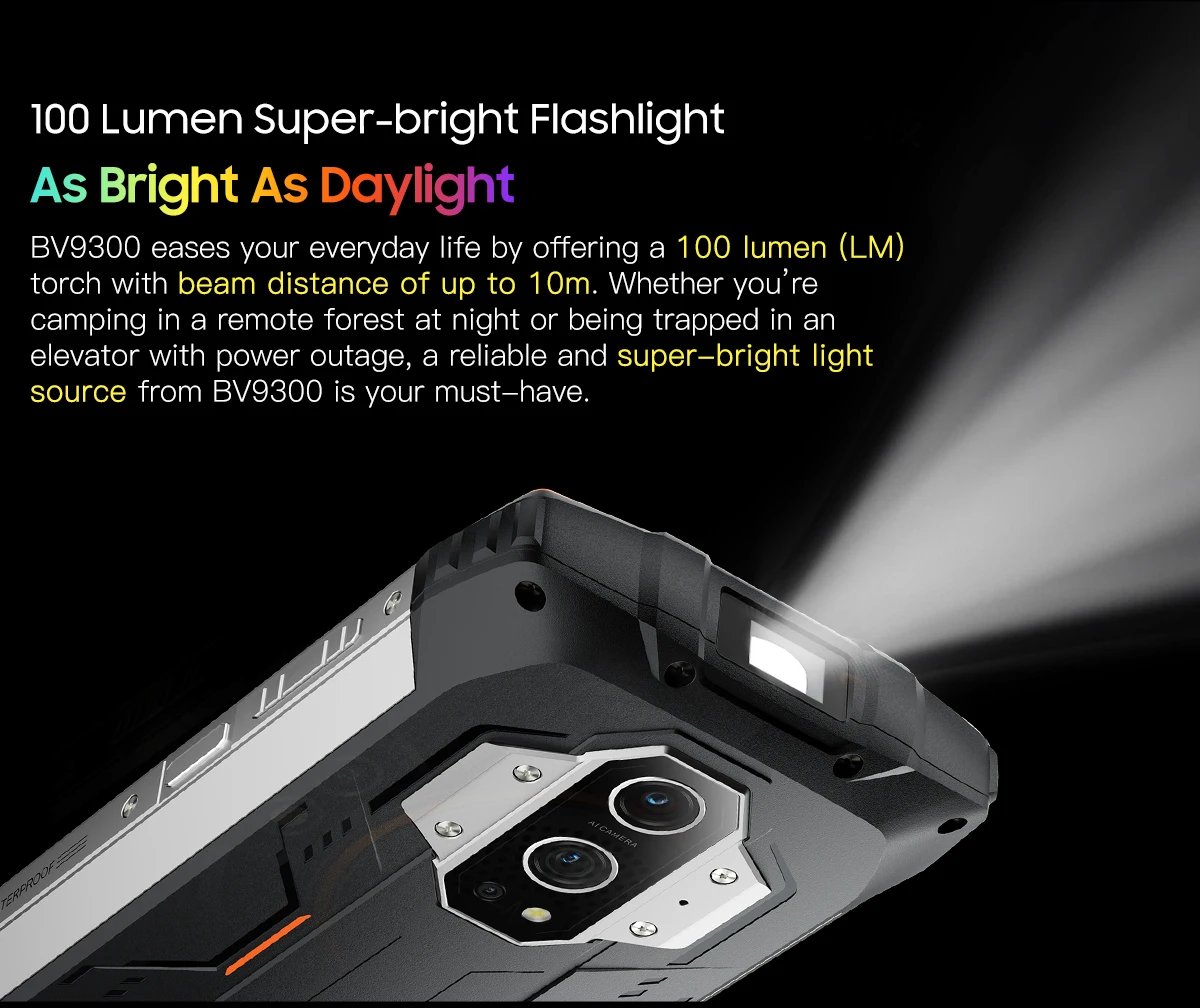 [New] Blackview BV9300 G99 Rugged Smartphone 21GB 256GB 6.7