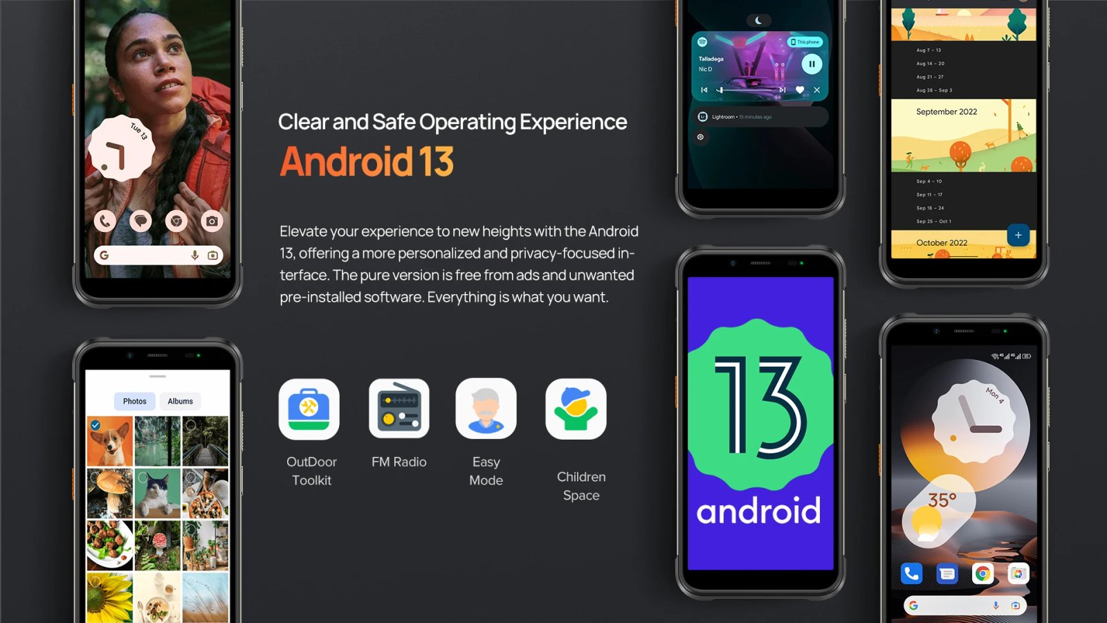 【World Premiere】Ulefone Power Armor 16S Rugged Waterproof Smartphone NFC 16GB+128GB 50MP Camera 9600mAh Android 13 Phone Global 【World Premiere】Ulefone Power Armor 16S Rugged Waterproof Smartphone NFC 16GB+128GB 50MP Camera 9600mAh Android 13 Phone Global