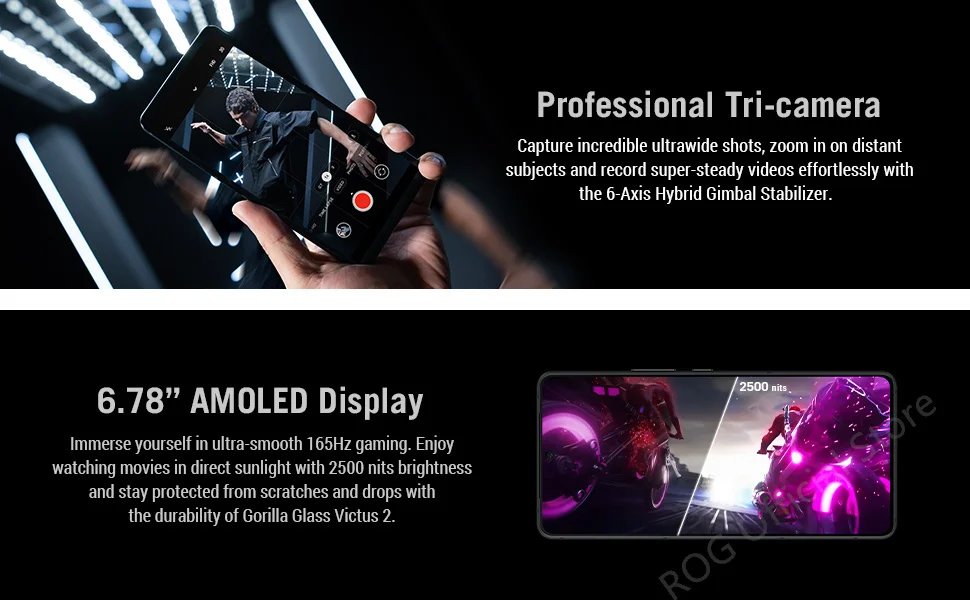 2024 World Premiere ASUS ROG Phone 8 Snapdragon 8 Gen 3 5G Smartphone 6.78'' 165HZ E-Sports Screen 65W Charging NFC ROG 8 Pro 2024 World Premiere ASUS ROG Phone 8 Snapdragon 8 Gen 3 5G Smartphone 6.78'' 165HZ E-Sports Screen 65W Charging NFC ROG 8 Pro