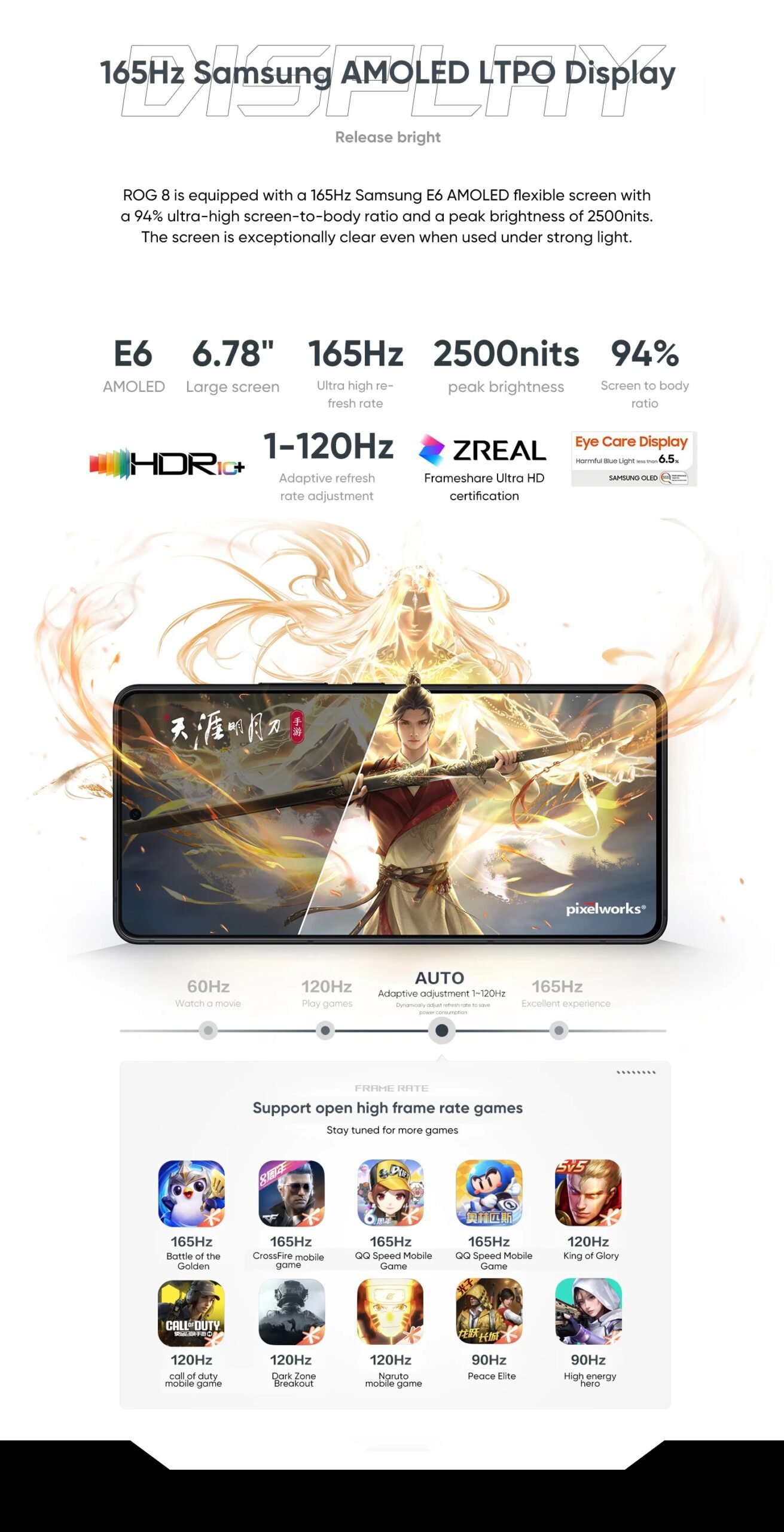 2024 World Premiere ASUS ROG Phone 8 Snapdragon 8 Gen 3 5G Smartphone 6.78'' 165HZ E-Sports Screen 65W Charging NFC ROG 8 Pro 2024 World Premiere ASUS ROG Phone 8 Snapdragon 8 Gen 3 5G Smartphone 6.78'' 165HZ E-Sports Screen 65W Charging NFC ROG 8 Pro