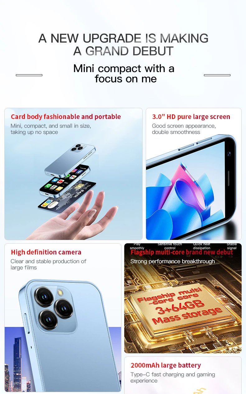 2023 NEW SOYES XS15 Mi Phone SmartPhone Android 8.1 3.0'' Dual SIM Standby 3G Mobile Phone Wifi GPS Play Store 2GB 16GB 2023 NEW SOYES XS15 Mi Phone SmartPhone Android 8.1 3.0'' Dual SIM Standby 3G Mobile Phone Wifi GPS Play Store 2GB 16GB