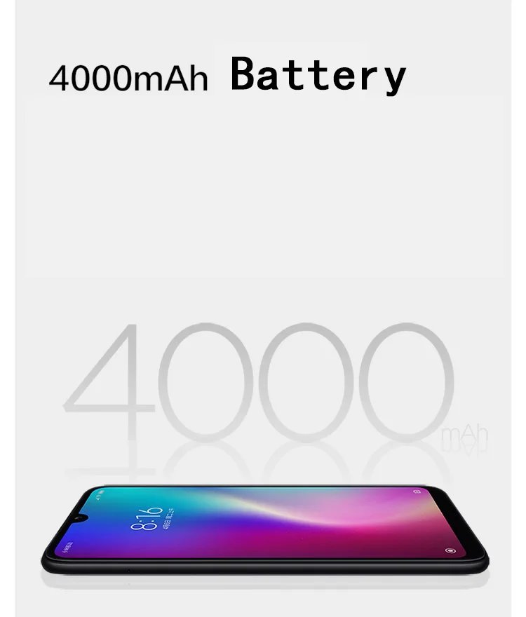 Original Xiaomi Redmi 7 Smartphone Global ROM 4+64Gb 6.26 Inch HD Screen Octa Core 4000 MAh Unlocked Android 4G Mobile Phones