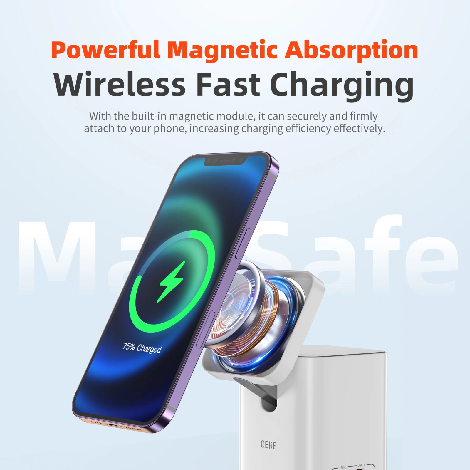 Wireless Charger Mobile Phone Magnetic Station Fast Charging Safe Multi-functional Portable Foldable Mini Wireless Charger Wireless Charger Mobile Phone Magnetic Station Fast Charging Safe Multi-functional Portable Foldable Mini Wireless Charger